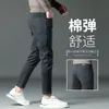 2026 Nuevos Jeans Cortos Khaki para Hombre de Primavera, Ajuste Delgado de Alta Gama, Estilo Primavera y Otoño, Lujo Ligero de Lyocell