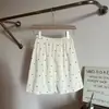 Pantalones Cortos de Algodón con Estampado de Huella de Perro y Nube Lindos de Dibujos Animados, Finos y Transpirables, para Dormir en Casa, para Mujer, Holgados, de Verano, Casual