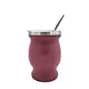 Taza de Acero Inoxidable para Mate Transfronteriza de Amazon, Taza de Té Grande con Forma de Calabaza, Taza Exterior de Doble Pared Aislada al Vacío, Venta al por Mayor