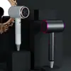 Amazon Cross-border Secador de cabelo de alta velocidade Secador de cabelo de salão de beleza doméstico de alta potência Secador de cabelo de íons de luz azul para cuidados com os cabelos