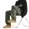 Calças Casuais de Verão da Nasa Calças Cargo Americanas da Moda High Street Masculinas Impermeáveis Soltas Casuais Retas de Assalto
