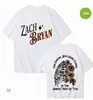 Camiseta Masculina de Manga Curta Estampada com Novo Design de Verão, Gola Redonda, Moda Casual Solta, Tops Masculinos