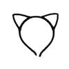 Diadema sexy con orejas de gato con estampado de leopardo de color para mujer, moda coreana, tocado de felpa para niños, suministro de diadema de tienda de 2 yuanes