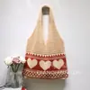2025 Bolsas Transfronterizas Nuevas Bolsas de Mano Japonesas y Coreanas Bolsas de Color Sólido Bolsas Tejidas con Aguja Bolsas Caladas Bolsas Tejidas a Mano Bolsas para Mujer de Moda