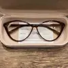 Montura de Gafas Retro Ojo de Gato a la Moda para un Aspecto Natural, Adecuada para Lentes de Graduación, Esencial Artístico Estudiantil para Mujer para el Traslado Diario Temprano por la Mañana