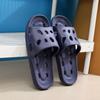 Una generación de pantuflas de baño que gotean pantuflas de envío baño de alta gama eva para mujer silenciosas huecas ducha
