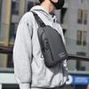 Bolsa de Ombro Masculina para Exterior Bolsa Transversal Bolsa Macia Simples Moderna Versátil Street Casual Grande Capacidade Multifuncional Carregamento