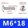Parafusos de Aço Inoxidável 304 Cabeça Semirredonda Soquete Sextavado Iso7380 Parafusos de Cabeça Cilíndrica com Soquete Sextavado M2-M6