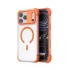 Adecuado para Apple iPhone 18Promax Funda Magnética Translúcida tipo Piel con Airbag para Teléfono Apple 18Pro