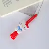 Pinza de pelo larga de dibujos animados de moda, linda y femenina, adecuada para estudiantes, pinza de pico de pato dulce para flequillo lateral