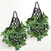 Nuevo Florero de Crochet Colgante Más Vendido en Amazon Bolsa de Red Organizador de Almacenamiento de Frutas de Cocina Montado en la Pared Red de Almacenamiento