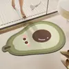 Alfombrilla de suelo de barro de diatomeas de dopamina linda y divertida alfombrilla para puerta de baño de dibujos animados para el hogar baño absorbente antideslizante