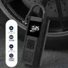 Bomba de ar portátil para carro, bomba elétrica sem fio para pneus de carro.