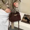 Bolso cubo, bolso cruzado de nicho para mujer, bolso de mano estilo retro, versátil y simple, moda 2026, nuevo bolso de hombro para el día a día