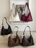 Bolso vintage de gran capacidad para mujer, bolso tote para el día a día, nuevo modelo principios de otoño 2026, bolso de hombro y cruzado de color liso de alta moda