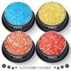 Explosiones transfronterizas láser 0,2 mm brillo + 1 mm lentejuelas mixtas brillo polvo uñas pasta pegamento maquillaje venta al por mayor