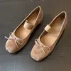 Zapatos de ballet para usar al aire libre, punta cuadrada, tacón grueso, estilo coreano 2026, modernos, elegantes, retro para mujer, Mary Janes de hocico de cerdo