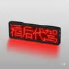 Placa LED Bluetooth de Color Mixto Barra KTV Identificación de Conductor Designado Tarjeta de Identificación de Trabajo Placa de Trabajo Electrónica Luminosa Desplazable Teléfono Móvil Texto Cambiable