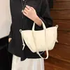 Bolsa de Mão Estilo Retro Simples Coreano Design de Nicho 2025 Nova Versátil para o Dia a Dia Grande Capacidade Ombro Único Bolsa Tendência