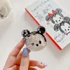 Soporte para teléfono móvil, líquido con purpurina, funda de teléfono de dibujos animados con soporte, bolsa blanda de arena movediza, soporte de escritorio, bolsa de agua