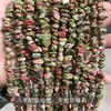Productos semiacabados de grava de cristal mult material natural, grava irregular con agujero pasante para pulseras, collares, pendientes y accesorios para ensartar cuentas