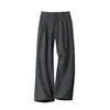 Pantalones vaqueros western de pierna curva con caída, estilo cleanfit americano de calle, para hombre, primavera, marca nicho moderna, casual, pierna recta holgada, largos