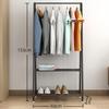 Cabide Multifuncional Haile para Casa, Cabide de Chão com Duas Fileiras, Cabideiro, Secador de Roupas, Quarto, Doméstico, Dobrável