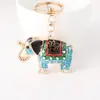 Llavero Creativo Elefante Nuevo Transfronterizo Colgante Pequeño Animal Yiwu Venta al por Mayor de Artículos Pequeños Llavero para Mochila Venta al por Mayor