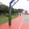 Almofadas Macias Anticolisão Escolares, Almofadas Protetoras Redondas Verde Militar para Quadra de Basquete, Várias Almofadas Macias de Proteção Anticolisão