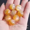 Múltiples Estilos de Cuentas Redondas con Purpurina Fina de 16 mm, Cintas con Lámina de Oro, Cuentas Sueltas para Cadenas de Teléfono DIY, Pulseras, Collares y Accesorios de Joyería