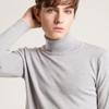Suéter de cuello alto de color liso para hombre, ropa de punto de otoño e invierno, informal, holgada, de talla grande, a la moda