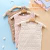 Colete Quente para Crianças em Fase de Desenvolvimento, Gola Redonda Proteção de Barriga Sanduíche, Camiseta de Base para Meninas e Crianças Maiores, Colete Térmico Íntimo