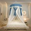 Mosquitero de Techo con Doble Puerta, Cúpula Encriptada, Mosquitero de Pie para Camas del Hogar, Litera Superior de Dormitorio, No Requiere Instalación
