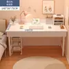 Penteadeira para quarto de menina, escrivaninha para estudantes em casa, mesa de maquiagem moderna e simples, escrivaninha de computador para escritório em imóveis para aluguel