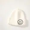 Gorro de Lana para Bebé Invierno Simple Color Caramelo Sonriente Alta Elasticidad Tejido Cálido Color Sólido Moda Coreana Gorro para Niños y Niñas