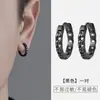 Pendientes Mobius de Plata Pura S999 para Hombre, Pinzas para Oreja Vintage de Gama Alta con Patrón Retorcido, Tachuelas Personalizadas Grabadas, Accesorios para Oreja