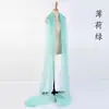 Hanfu Sueño en el Pabellón Rojo Chal de Danza Clásica 4m Traje de Danza Cinta de Malla Velo de Danza