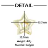 Venta Caliente Transfronteriza Nuevo Colgante de Burbuja Brillante Letra P del Alfabeto Inglés Cobre Chapado en Oro Collar Simple Popular Accesorios para la Mano