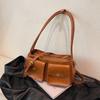 Bolsa de Ombro Maillard de Alta Qualidade para Mulheres 2026 Outono e Inverno Bolsa de Ombro Retro de Grande Capacidade Bolsa Transversal para o Dia a Dia