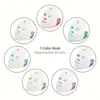 Mascarilla de Belleza con Luz Led Grande, Dispositivo de Belleza con Luz Led de Silicona, Mascarilla Facial, Dispositivo de Rejuvenecimiento de la Piel con Fotones para Uso Doméstico