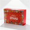 Caja de Regalo de Té Creativa Caja de Regalo Blanca Personalizada Caja Grande Magnética con Solapa para Cosméticos Embalaje Personalizado Caja Vacía Venta al por Mayor