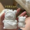 Boneca de Gesso Loopy Ruby para Colorir DIY Embrião Branco Médio Pigmento Graffiti Castorzinho Brinquedo Infantil para Pais e Filhos