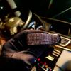 Quebra-sol de carro multifuncional Suporte de óculos de diamante Suporte de bilheteiro Carro criativo Suporte de óculos com strass Acessórios de carro Mulheres