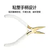 Pinzas de Punta Fina Chapadas en Oro de Venta Caliente, Pinzas de Corte Diagonal, Pinzas de Corte para Joyería, Accesorios para Joyería, Pinzas de Herramientas Manuales Doradas para Bricolaje