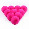Pompón de Piel de Conejo Rex Sintética 6cm Accesorios para Bolsos Accesorios para Zapatos y Ropa Fábrica de Pompones de Piel de Conejo DIY En Stock