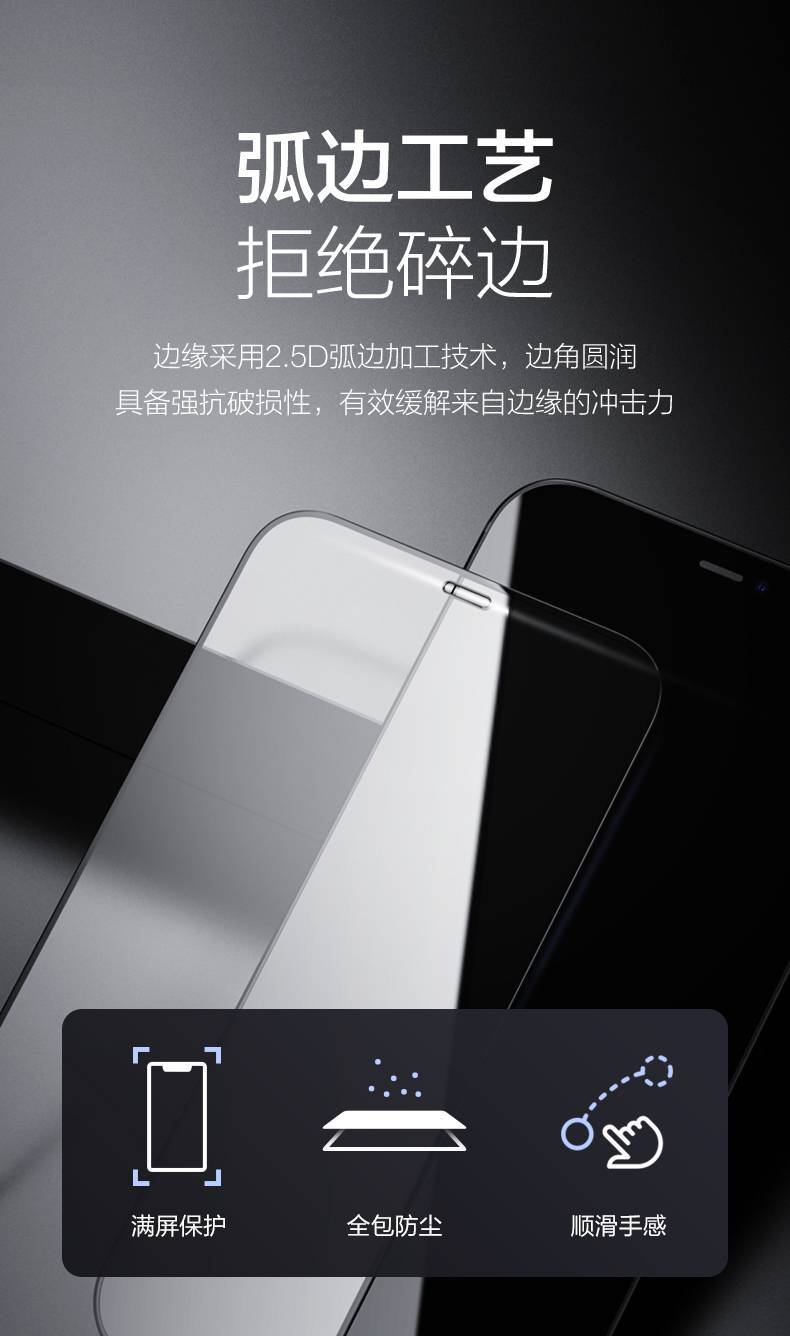 I12 Pro抗指纹钢化膜#图文详情6