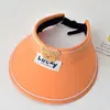 Boné com Viseira Infantil, Novo Chapéu de Sol de Verão, Lindo Chapéu de Sol para Exterior, Chapéu de Sol Fashion para Proteção Solar de Bebê, Em Estoque para Atacado