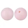 Cuentas Redondas de Silicona de 15 mm Color Caramelo Silicona Grado Alimenticio Mordedor de Bebé Pulsera Collar Cuentas Sueltas en Stock