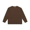 Ropa Vintage Yidao Otoño 2026 Nuevo Retro Japonés Sencillo Color Sólido Cuello en V Pequeño Holgado Versátil Casual Camiseta de Manga Larga