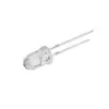 F5 Pelo Azul Luz Azul Enchufe LED Lámpara LED Tablero de Cuentas de Lámpara LED de Alta Potencia Cabezal Redondo Enchufe Recto Lámpara LED de 5mm Alta Luminosidad Pelo Blanco Azul